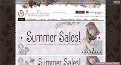 Desktop Screenshot of madamechocolat-shop.com